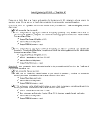 &quot;Montgomery Gi Bill - Chapter 30 Checklist&quot;