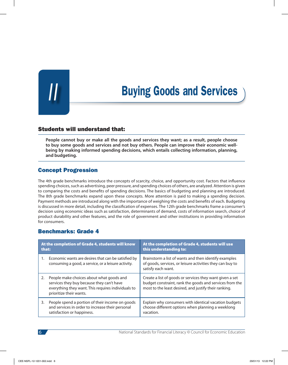 National Standards for Financial Literacy - Council for Economic Education, Page 17