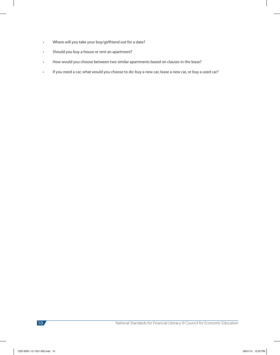 National Standards for Financial Literacy - Council for Economic Education, Page 21