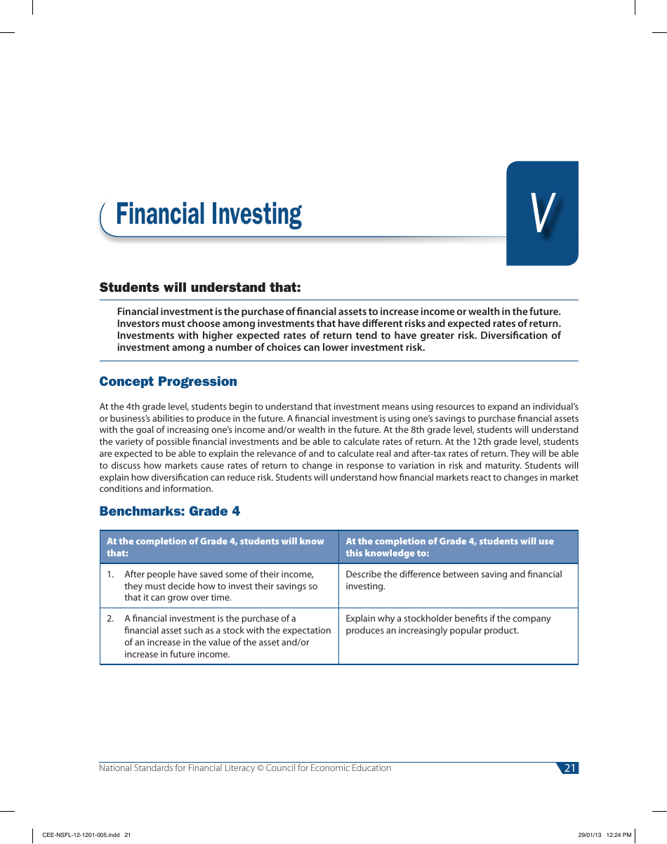 National Standards for Financial Literacy - Council for Economic Education, Page 32