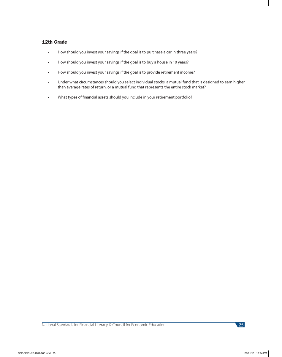 National Standards for Financial Literacy - Council for Economic Education, Page 36
