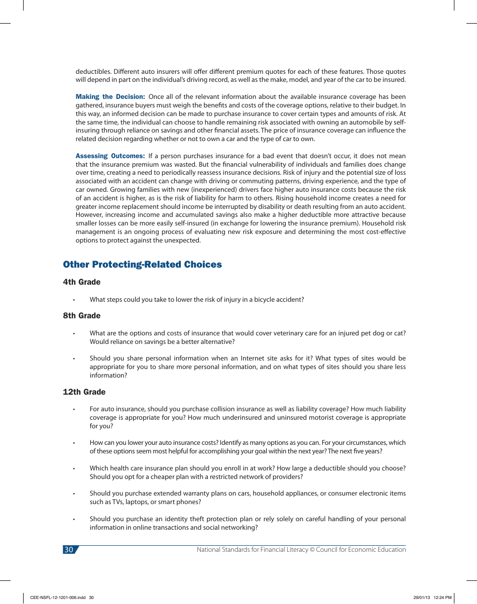 National Standards for Financial Literacy - Council for Economic Education, Page 41