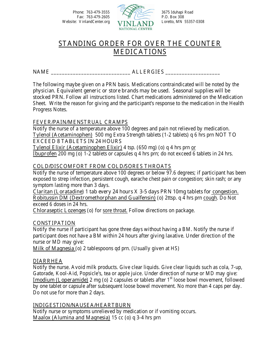 Physical Examination and Medical History Form - Vinland National Center, Page 3