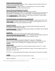 Physical Examination and Medical History Form - Vinland National Center, Page 4