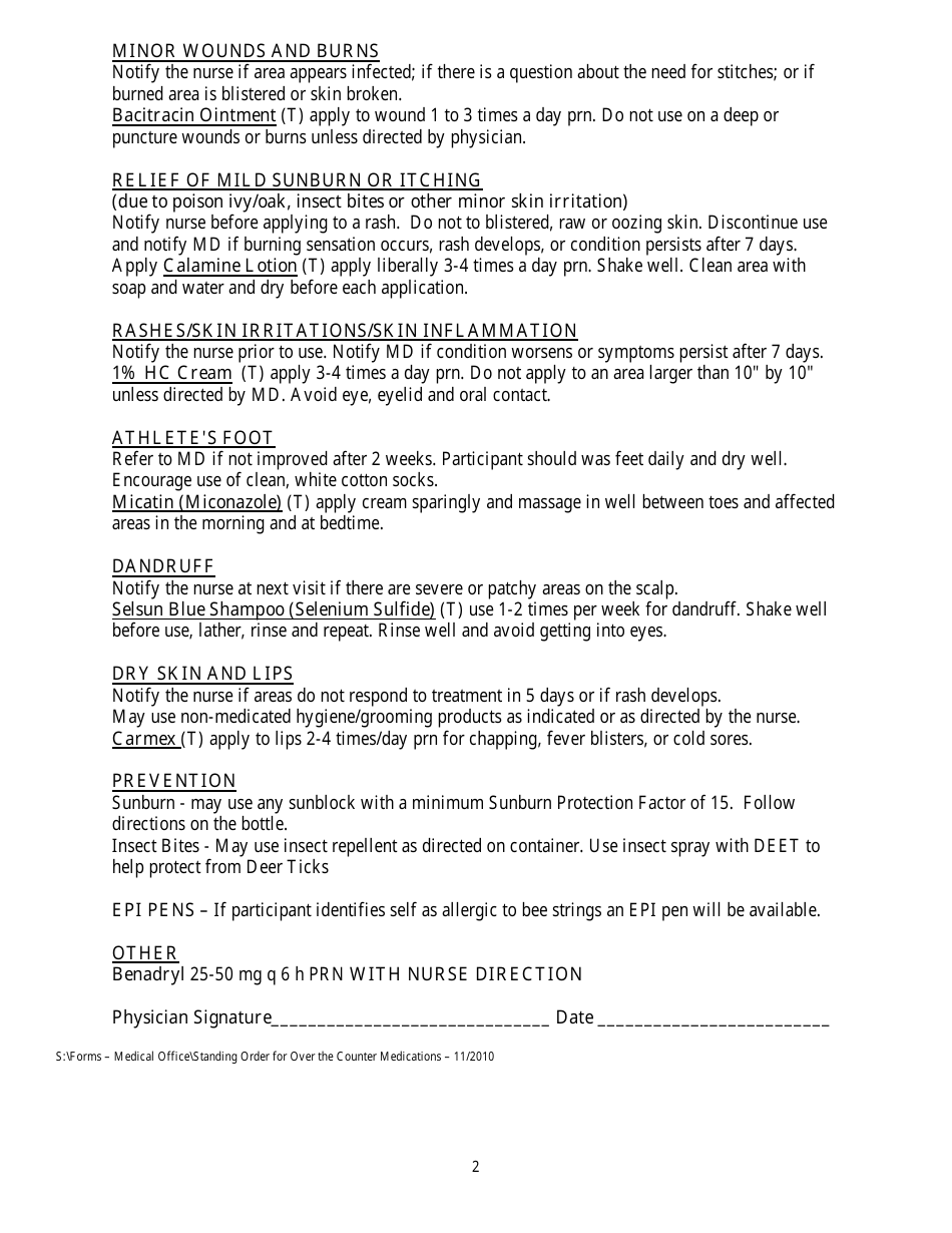 Physical Examination and Medical History Form - Vinland National Center, Page 4