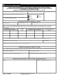 Document preview: VA Form 21-4182 Application for Dependency and Indemnity Compensation or Death Pension (Including Accrued Benefits and Death Compensation Where Applicable) From the Department of Veterans Affairs