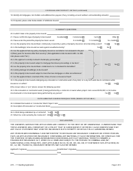 Vacant Dwelling Application Form - Au Gold, Page 2