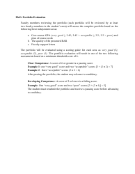 Cmpe/Enee Phd Comprehensive Portfolio Evaluation Form, Page 2