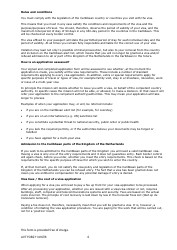 &quot;Caribbean Netherlands Visa Application Form&quot; - Netherlands, Page 6