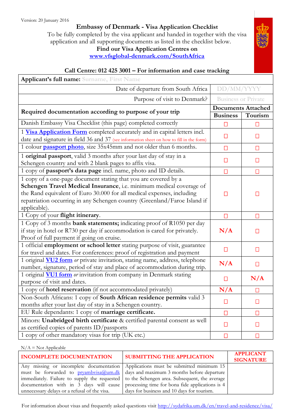 Pretoria Gauteng South Africa Denmark Visa Application Checklist Embassy Of Denmark Fill pretoria-gauteng-south-africa-denmark-visa-application-checklist-embassy-of-denmark-fill