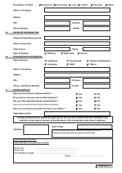 Indonesian Visa Application Form - Consulate General of the Republic of Indonesia - Dubai, United Arab Emirates, Page 2