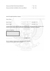 Indonesian Visa Application Form - the Consulate General of the Republic of Indonesia - Cape Town, Western Cape, South Africa, Page 4