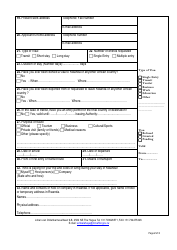 Rwanda Visa Application Form - Embassy of the Republic of Rwanda in the Netherlands - The Hague, South Holland, Netherlands, Page 2