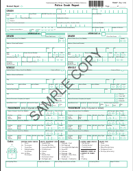 Document preview: Form FR300p Police Crash Report - Virginia
