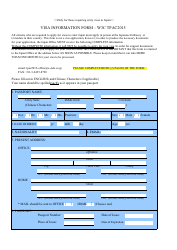 Document preview: Japanese Visa Information Form