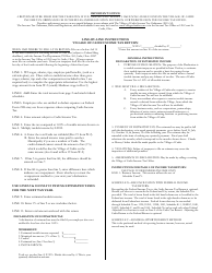 Document preview: Instructions for Village of Cadiz Income Tax Return - Village of Cadiz, Ohio