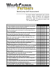 Business Self Assessment Template - Workcomp Partners