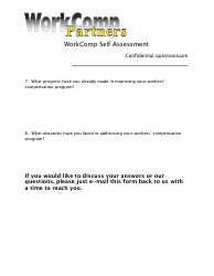 Business Self Assessment Template - Workcomp Partners, Page 4