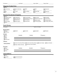 Patient Interview Form - Arizona Digestive Health, Page 2