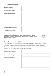 Application for Review of a Notice or Penalty - United Kingdom, Page 2