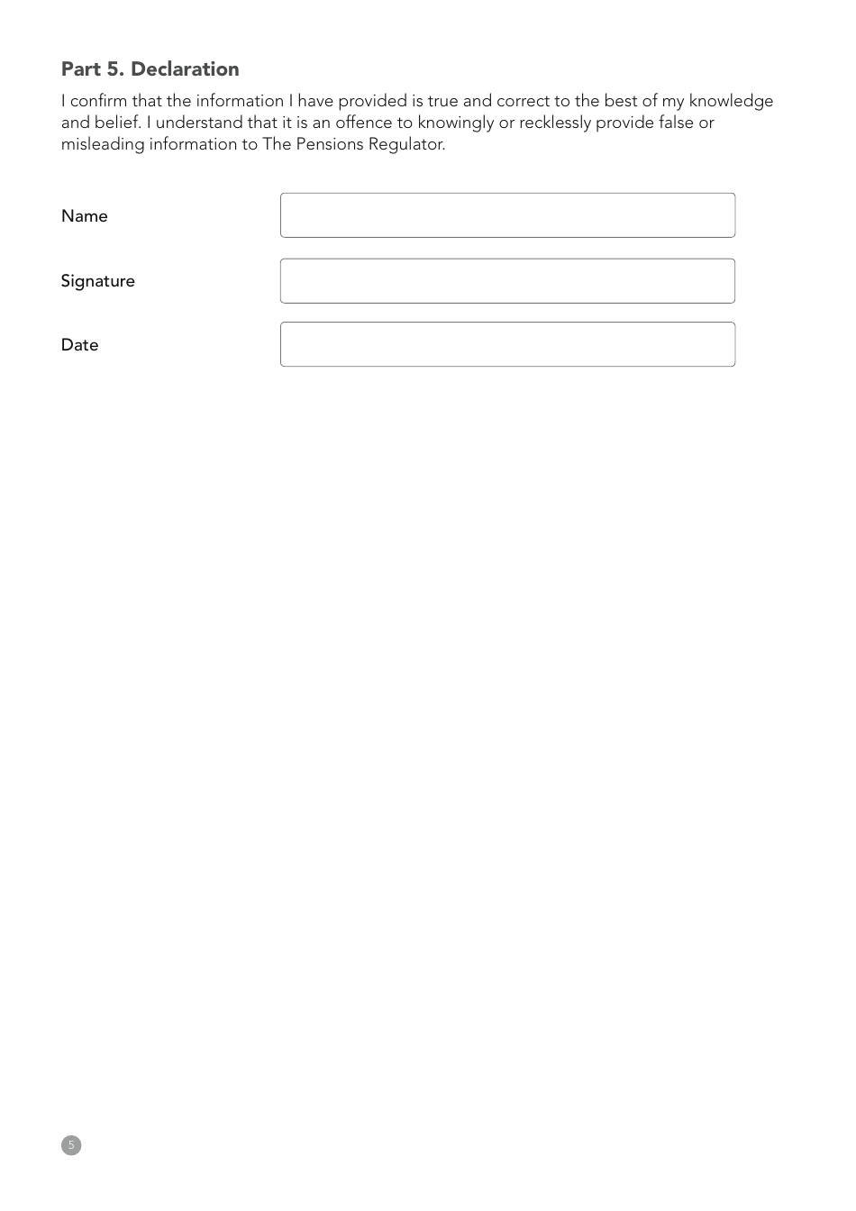 Application for Review of a Notice or Penalty - United Kingdom, Page 5