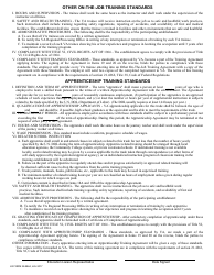 VA Form 22-8864 Training Agreement for Apprenticeship and Other on-The-Job Training Programs, Page 3