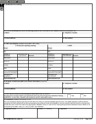 AE Form 350-1d Army in Europe Institutional Mobile Training Team (Mtt) Request, Page 2