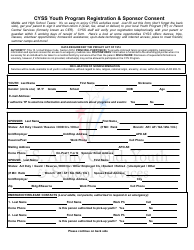 Membership for Middle School Teen (Mst) Services Only Registration Form (6 - 12 Grades) - Army War College, Page 2