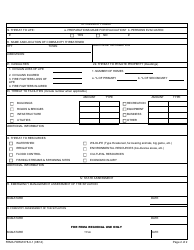 FEMA Form 078-0-1 Request for Fire Management Assistance Declaration, Page 2