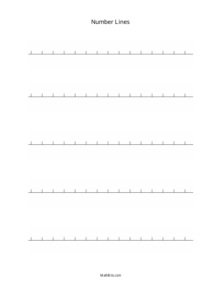 blank number lines template download printable pdf templateroller