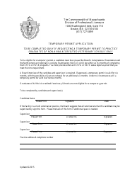 Veterinary Medicine Licensure Application Form - Massachusetts, Page 11