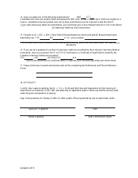 Veterinary Medicine Licensure Application Form - Massachusetts, Page 6