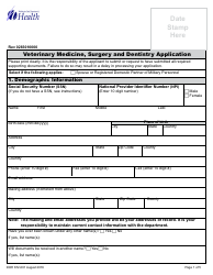 DOH Form 672-033 Veterinary Medicine, Surgery and Dentistry Application Packet - Washington, Page 7