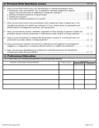DOH Form 672-033 Veterinary Medicine, Surgery and Dentistry Application Packet - Washington, Page 9
