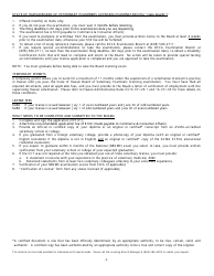 Form VET-01 1016R Application for Exam/License - Veterinarian - Hawaii, Page 2