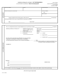 Form VET-01 1016R Application for Exam/License - Veterinarian - Hawaii, Page 6