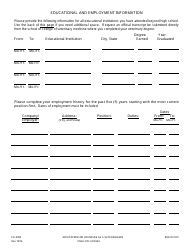 Form PH-2784 Application for Licensure as a Veterinarian - Tennessee, Page 4