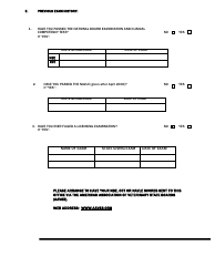 Application Form for Arkansas Veterinary Licensure - Arkansas, Page 3