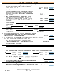 Form 201-R Charitable Gaming Permit Application - Renewal Applicants Only - Virginia, Page 4