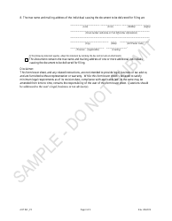 Sample Articles of Incorporation for a Profit Corporation - Colorado, Page 3