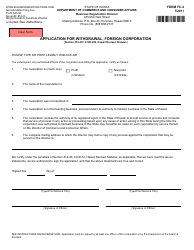 Form FC-4 Application for Withdrawal, Foreign Corporation - Hawaii, Page 2