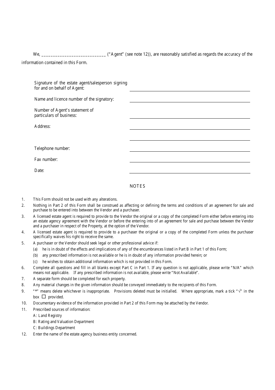 Property Information Form - Hong Kong, Page 4