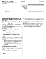 Document preview: Form NA1277 Notice of Action - Approved Relative Caregiver (ARC) Overpayment - California