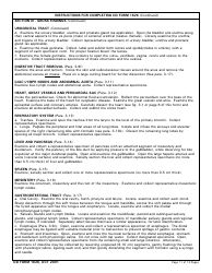 DD Form 1626 Veterinary Necropsy Report Checklist and Guidelines, Page 11