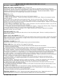DD Form 1626 Veterinary Necropsy Report Checklist and Guidelines, Page 12