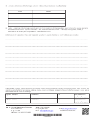 Form 4458 Business Activity Questionnaire - Missouri, Page 5
