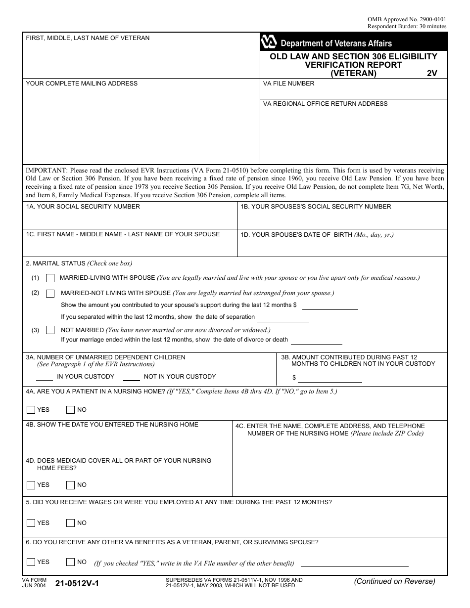 VA Form 21-0512v-1 - Fill Out, Sign Online and Download Fillable PDF ...