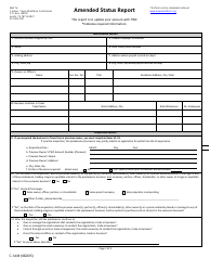 Document preview: Form C-1AM Amended Status Report - Texas
