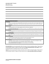Form VA-16-04-02 Provider Claim Reconsideration, Page 2