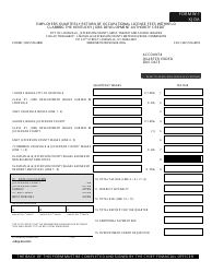 Document preview: Form W-1 KJDA Employers Quarterly Return of Occupational License Fees Withheld Claiming the Kentucky Jobs Development Authority Credit - Kentucky